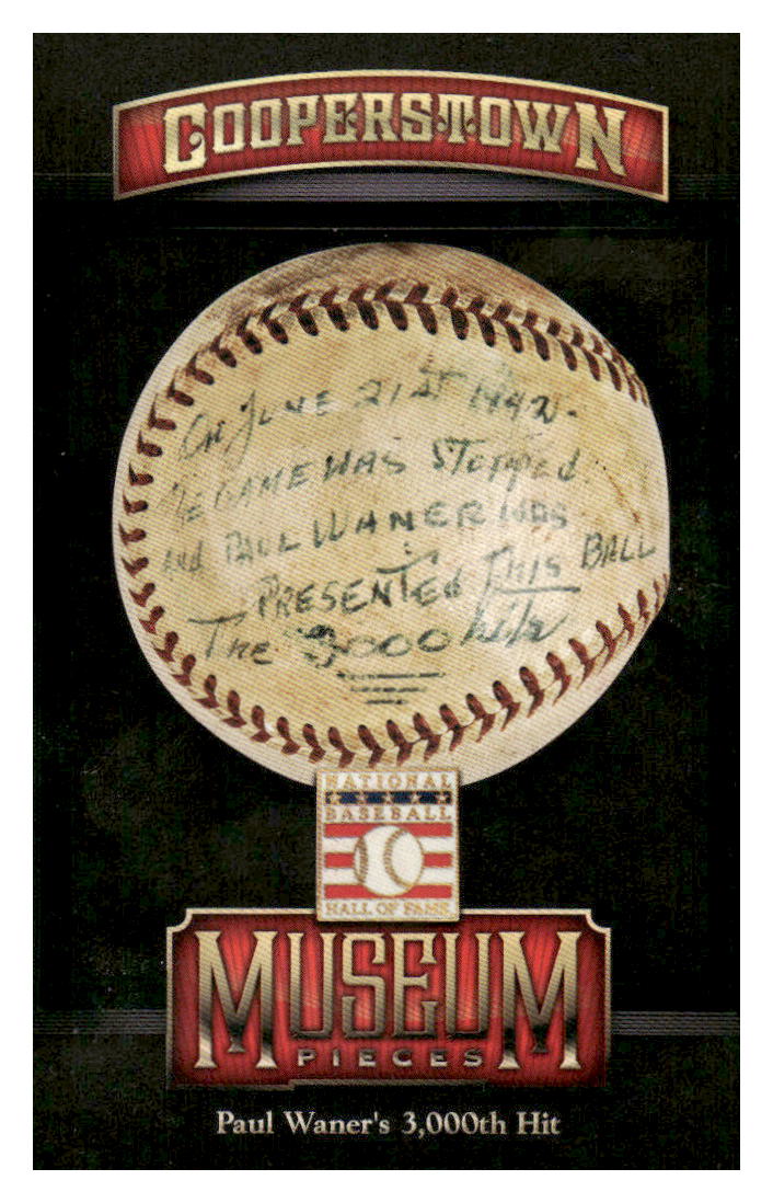 2013 Panini Cooperstown #6 Paul Waner Museum Pieces