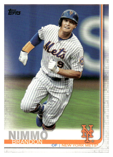 2019 Topps #172a Brandon Nimmo