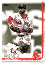 将图片加载到图库查看器，2019 Topps #407 Eduardo Nunez Rainbow Foil
