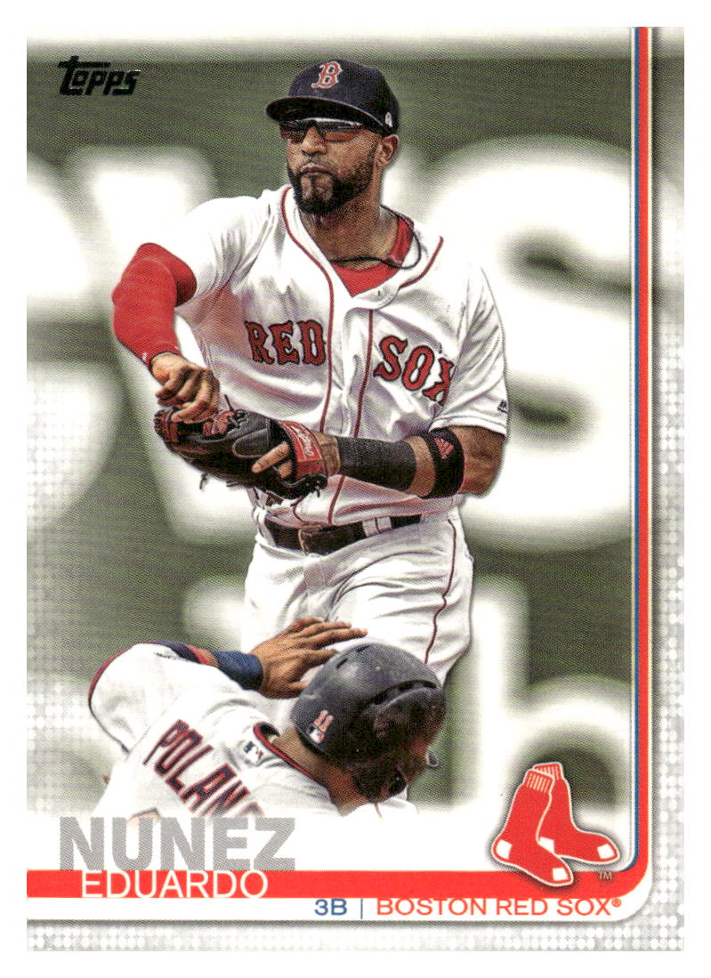 2019 Topps #407 Eduardo Nunez Rainbow Foil