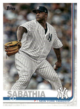 Load image into Gallery viewer, 2019 Topps #486 CC Sabathia 582 Montgomery
