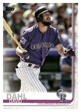 Load image into Gallery viewer, 2019 Topps #601 David Dahl Rainbow Foil
