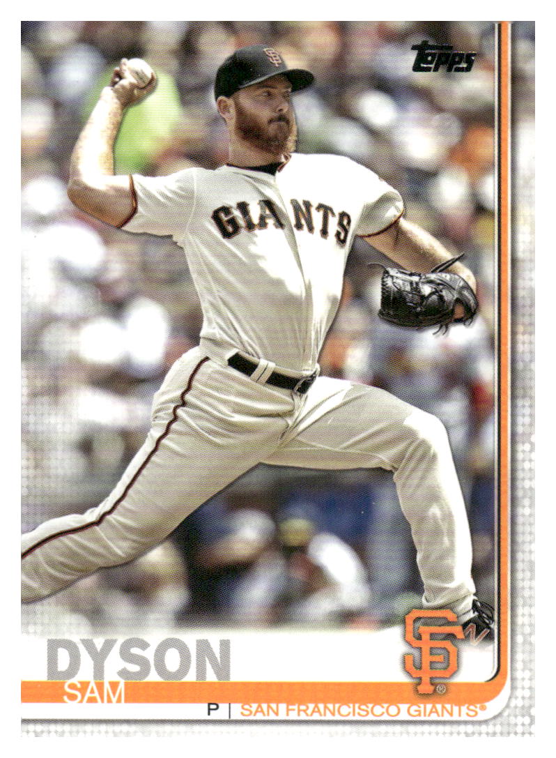 2019 Topps San Francisco Giants #SG-15 Sam Dyson