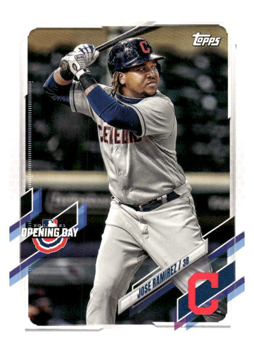 2021 Topps Opening Day #154 Jose Ramirez