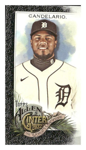 2022 Topps Allen & Ginter #311 Jeimer Candelario Mini Black Border