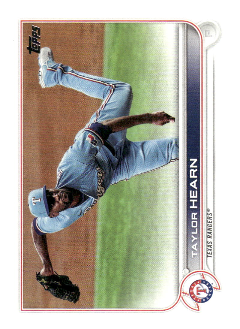 2022 Topps Texas Rangers #TEX-12 Taylor Hearn