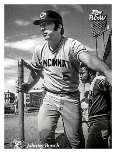 2023 Topps Black & White #72 Johnny Bench