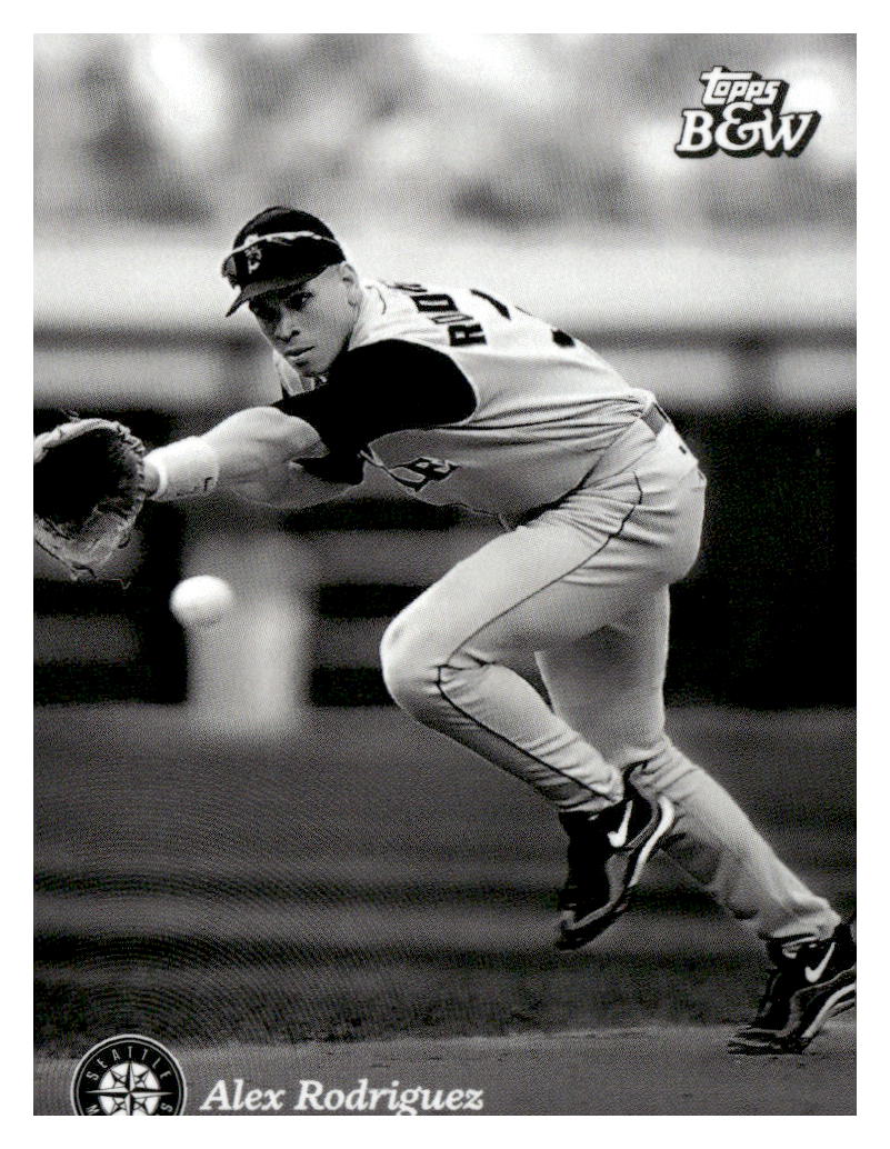 2023 Topps Black & White #44 Alex Rodriguez