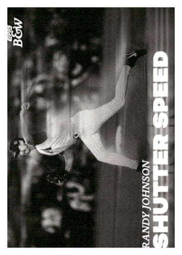 2023 Topps Black & White #SS9 Randy Johnson Shutter Speed