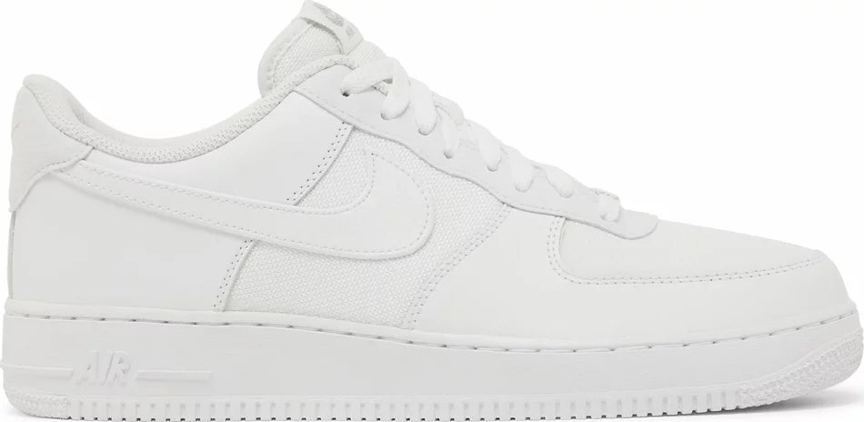 Nike Air Force 1 '07 LV8 White/White Metallic Silver New Size 14M