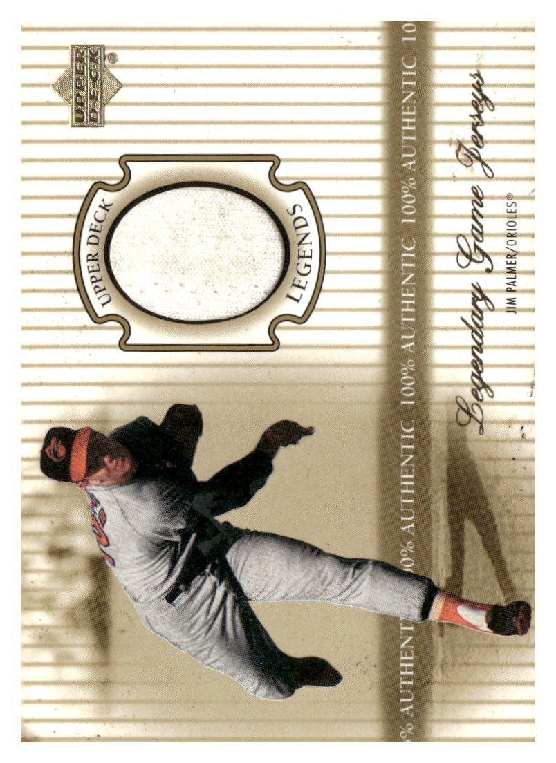 2000 Upper Deck Legends #J-JP Jim Palmer Legendary Game Jerseys