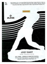 Load image into Gallery viewer, 2021 Panini Chronicles #43 Joey Bart Magnitude
