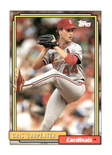 تحميل الصورة إلى عارض المعرض، 1992 Topps #147 Cris Carpenter Gold Winners
