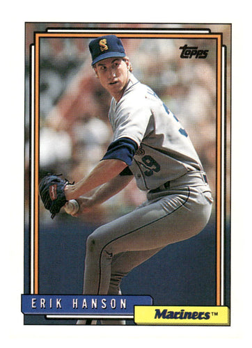 1992 Topps #71 Erik Hanson Gold