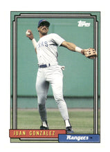 Load image into Gallery viewer, 1992 Topps #27 Juan Gonzalez
