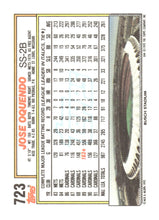 تحميل الصورة إلى عارض المعرض، 1992 Topps #723 Jose Oquendo Gold
