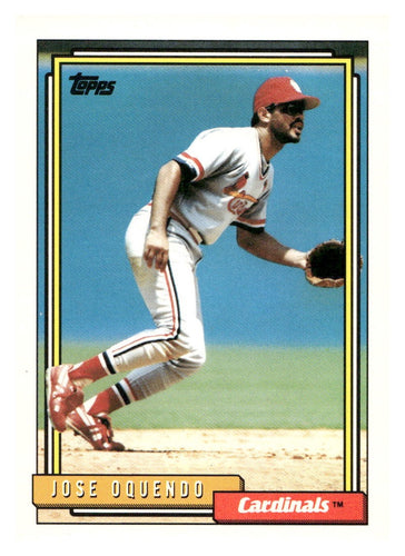 1992 Topps #723 Jose Oquendo Gold