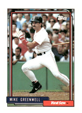 تحميل الصورة إلى عارض المعرض، 1992 Topps #113 Mike Greenwell Gold Winners
