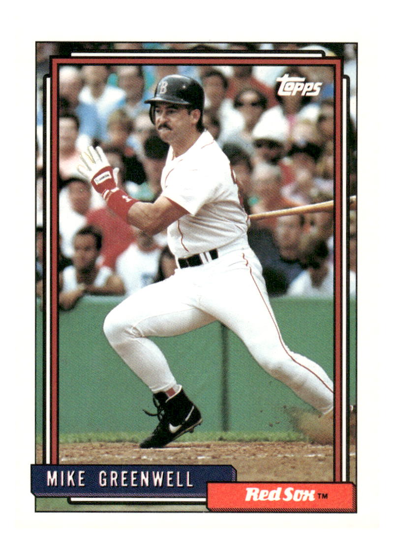 1992 Topps #113 Mike Greenwell Gold Winners