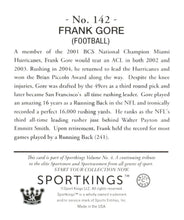 将图片加载到图库查看器，2023 Sportkings Volume 4 #142 Frank Gore
