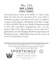 Load image into Gallery viewer, 2023 Sportkings Volume 4 #124 Ma Long Mini
