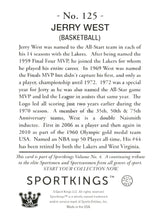 Load image into Gallery viewer, 2023 Sportkings Volume 4 #125 Jerry West
