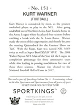 Load image into Gallery viewer, 2023 Sportkings Volume 4 #151 Kurt Warner
