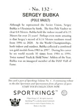 Load image into Gallery viewer, 2023 Sportkings Volume 4 #132 Sergey Bubka Silver
