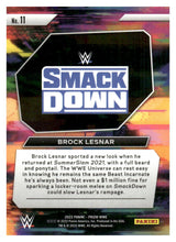 Load image into Gallery viewer, 2022 Panini Prizm WWE #11 Brock Lesnar WWE Next Level Silver
