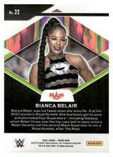 Load image into Gallery viewer, 2022 Panini Prizm WWE #22 Bianca Belair Fearless
