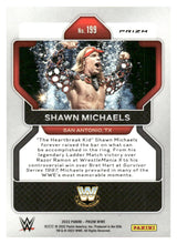 Load image into Gallery viewer, 2022 Panini Prizm WWE #199 Shawn Michaels Silver
