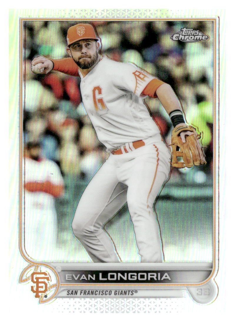 2022 Topps Chrome #54 Evan Longoria Refractor