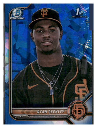 2022 Bowman Chrome Sapphire Edition #BCP-163 Ryan Reckley Prospects