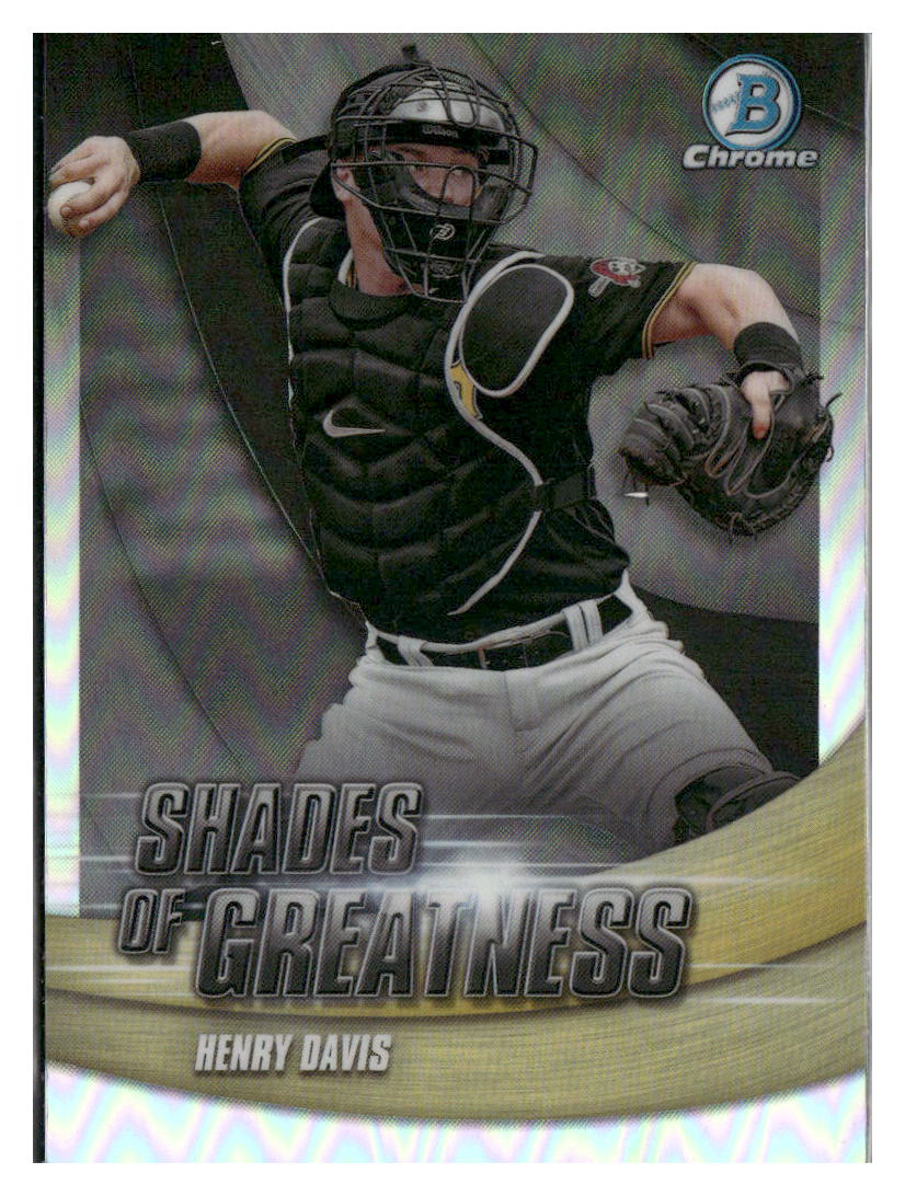 2022 Bowman Chrome #SG-3 Henry Davis Shades of Greatness