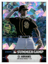 Load image into Gallery viewer, 2021 Bowman Chrome #SC-30 CJ Abrams 2020 Summer Camp Atomic Refractor #/150
