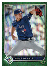 Load image into Gallery viewer, 2022 Topps Chrome #104 Jose Berrios Green Refractor #/99
