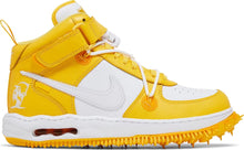Load image into Gallery viewer, Nike Air Force 1 Mid SP Off-White Varsity Maize Size 11M / 12.5W New OG ALL
