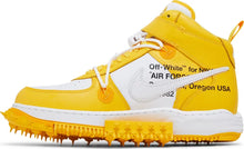 Load image into Gallery viewer, Nike Air Force 1 Mid SP Off-White Varsity Maize Size 11M / 12.5W New OG ALL
