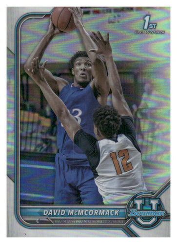 2021-22 Bowman University #5 David McCormack Refractor