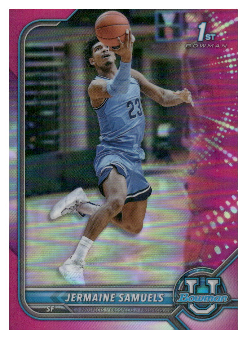 2021-22 Bowman University #53 Jermaine Samuels Pink