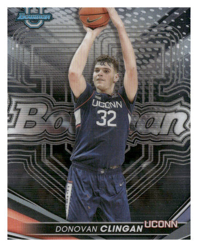 2022-23 Bowman University Best #19 Donovan Clingan Refractors