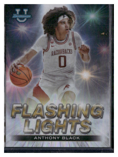 2022-23 Bowman University Best #FL-19 Anthony Black Flashing Lights