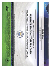 Load image into Gallery viewer, 2021-22 Topps UEFA Champions League Ederson Ultimate Stage Autographs Black #/10
