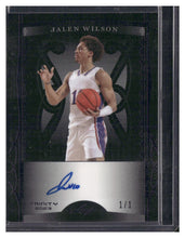 Load image into Gallery viewer, 2023 Leaf Trinity #BA-JW2 Jalen Wilson Holo Gold #/10
