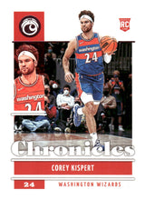 Load image into Gallery viewer, 2021-22 Panini Chronicles #40 Corey Kispert Pink
