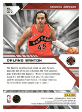 Load image into Gallery viewer, 2021-22 Panini Chronicles #372 Dalano Banton
