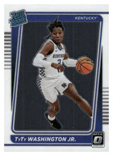 Load image into Gallery viewer, 2022 Panini Chronicles Donruss Optic Rated Rookie #22 TyTy Washington Jr.
