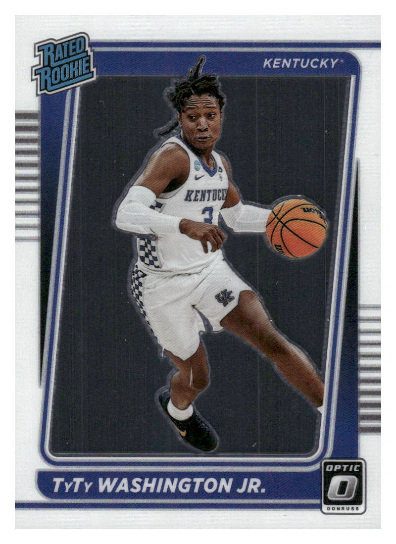 2022 Panini Chronicles Donruss Optic Rated Rookie #22 TyTy Washington Jr.