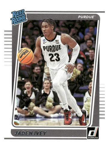 2022 Panini Chronicles Draft Picks #12 Jaden Ivey Donruss Rated Rookies