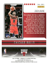 Load image into Gallery viewer, 2021-22 Panini Chronicles #281 Zach LaVine
